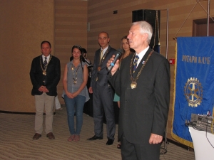 02.07.2013 г.  Тържествена церемония по предаване на огърлиците на новите президенти на Варненските Ротари, Ротаракт, Интеракт и Инеруил клубове!