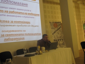 24.10.2013 г. Тържествено отбелязване на Световния ден за борба с Попиомиелита от Варненските Ротари клубове