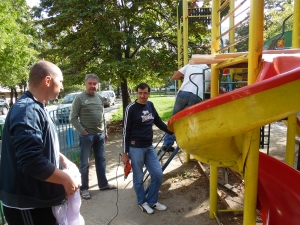 На 20.09.2014 година  Ротаракт Стара Загора организира съвместно с Интеракт и Ротари клуб ремонт, почистване и боядисване на детска площадка на ъгъла на ул."Ген.Гурко" и ул."Ангел Кънчев"в град Стара Загора