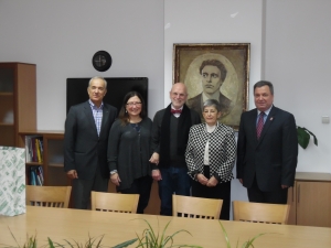 19.01.2015 година, Посещение на Дистрикт Гуверньор Лорънс Фърбеш и неговата съпруга Барбара. Културна програма- Исторически музей, Неолитни жилища, посещение при зам.кмета на града г-жа Иванка Сотирова, посещение в Тракийски университет, пресконференция и