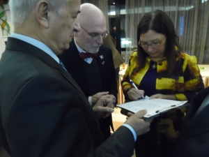 19.01.2015 година, Посещение на Дистрикт Гуверньор Лорънс Фърбеш и неговата съпруга Барбара. Културна програма- Исторически музей, Неолитни жилища, посещение при зам.кмета на града г-жа Иванка Сотирова, посещение в Тракийски университет, пресконференция и