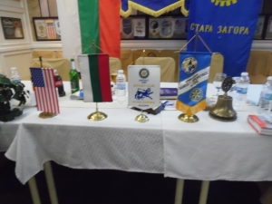 19.01.2015 година, Посещение на Дистрикт Гуверньор Лорънс Фърбеш и неговата съпруга Барбара. Културна програма- Исторически музей, Неолитни жилища, посещение при зам.кмета на града г-жа Иванка Сотирова, посещение в Тракийски университет, пресконференция и