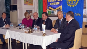 19.01.2015 година, Посещение на Дистрикт Гуверньор Лорънс Фърбеш и неговата съпруга Барбара. Културна програма- Исторически музей, Неолитни жилища, посещение при зам.кмета на града г-жа Иванка Сотирова, посещение в Тракийски университет, пресконференция и