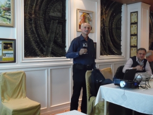 16.02.2015 година Презентация на Петър Петров на тема "Вино и приятели"
