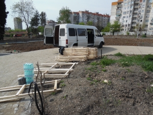 25_04_2015 Създаване на Ротарианска гора от Интеракт,Ротаракт и Ротари Стара Загора