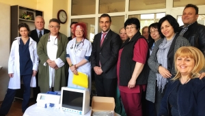 Връчване на дарение на отделение по кардиология към УМБАЛ, Стара Загора - 07.04.2017