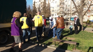 Съвместен проект с Лайънс клуб Августа в международната седмица на служба