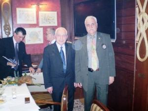 Посещение на президента Желю Желев в РК Бургас. 2008