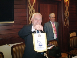 Посещение на президента Желю Желев в РК Бургас. 2008
