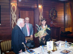 Посещение на президента Желю Желев в РК Бургас. 2008
