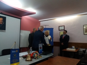 Приемане на нови членове и посещение на Светослав Танчовски - президент на  РК София -Витоша - 28.11.2017