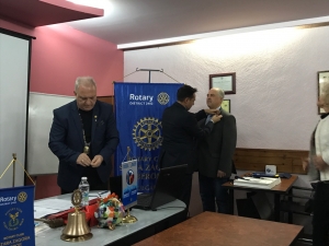 Приемане на нови членове и посещение на Светослав Танчовски - президент на  РК София -Витоша - 28.11.2017