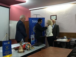 Приемане на нови членове и посещение на Светослав Танчовски - президент на  РК София -Витоша - 28.11.2017