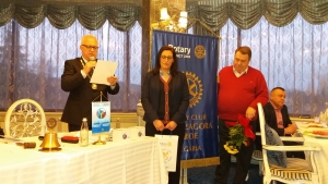 Приемане на нов член и отбелязване годишнина от чартър церемонията