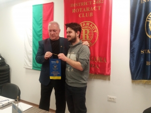 03м 2018 - връчване отличието PHF+2 на елект президента Мартин Бойчев и посещение на Ротаракт Стара Загора по случай 50 години от създаването на първия Ротаракт клуб