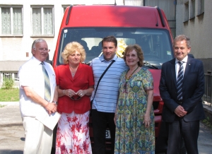 12.06.2012 г. Връчване на Дарение от Микробус по Матчинг Грант Проект 76652 на Дом за деца и младежи с умствени и физически увреждания "Св. Йоан Златоуст" Варна
