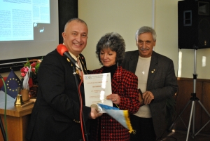 20121113 - БАН - Ротарианско отличие на името на акад. Методий Попов