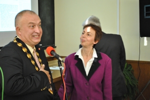 20121113 - БАН - Ротарианско отличие на името на акад. Методий Попов