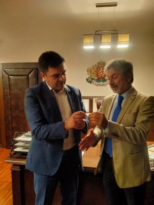 Среща на ДГ Борислав Къдреков с Ротари клуб Димитровград, 16 ноември 2021