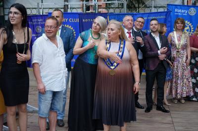 Церемония по ротация на Ротари клубове