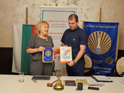 Среща на Дистрикт гуверньора Маргарита Богданова с Ротари клуб Пазарджик, 07 август 2024