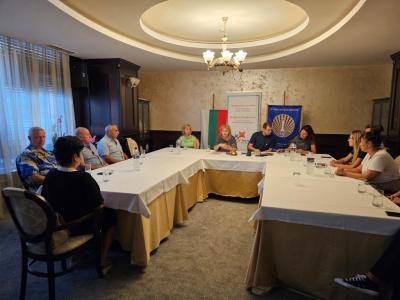 Среща на Дистрикт гуверньора Маргарита Богданова с Ротари клуб Пазарджик, 07 август 2024