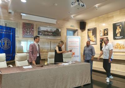 Среща на Дистрикт гуверньора Маргарита Богданова с Ротари клуб Панагюрище, 06 август 2024