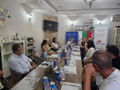 Среща на ДГ Маргарита Богданова с Ротари клуб Петрич, 10.09.2024