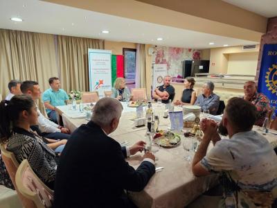 Среща на ДГ Маргарита Богданова с Ротари клуб Благоевград Център, 12.09.2024