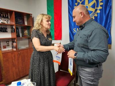 Среща на ДГ Маргарита Богданова с Ротари клуб Смолян, 13.09.2024