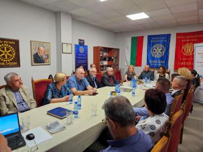 Среща на ДГ Маргарита Богданова с Ротари клуб Смолян, 13.09.2024