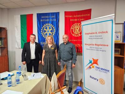 Среща на ДГ Маргарита Богданова с Ротари клуб Смолян, 13.09.2024