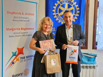 Среща на ДГ Маргарита Богданова с Ротари клуб Златоград-Неделино, 18.09.2024