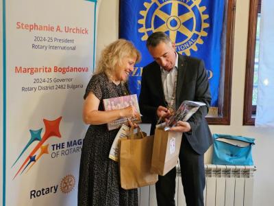 Среща на ДГ Маргарита Богданова с Ротари клуб Златоград-Неделино, 18.09.2024