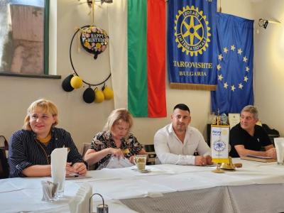 Среща на ДГ Маргарита Богданова с Ротари клуб Търговище, 26 септември 2024 г