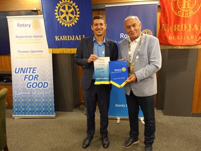 Среща на ДГ Пламен Цветков с Ротари клуб Кърджали, 18.август.2025