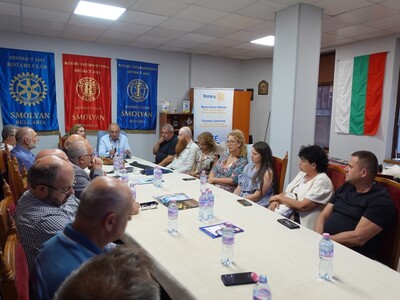 Среща на ДГ Пламен Цветков с Ротари клуб Смолян, 21.август.2025
