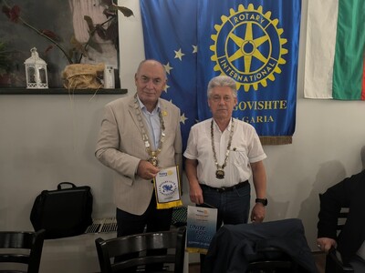 Среща на ДГ Пламен Цветков с Ротари клуб Търговище, 23.октовмри.2025