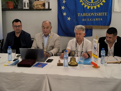 Среща на ДГ Пламен Цветков с Ротари клуб Търговище, 23.октовмри.2025
