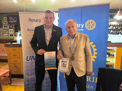 Среща на ДГ Пламен Цветков с Ротари клуб Поморие, 3.ноември.2025