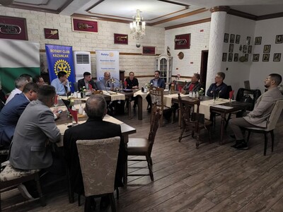 Среща на ДГ Пламен Цветков с Ротари клуб Казанлък, 13.ноември.2025