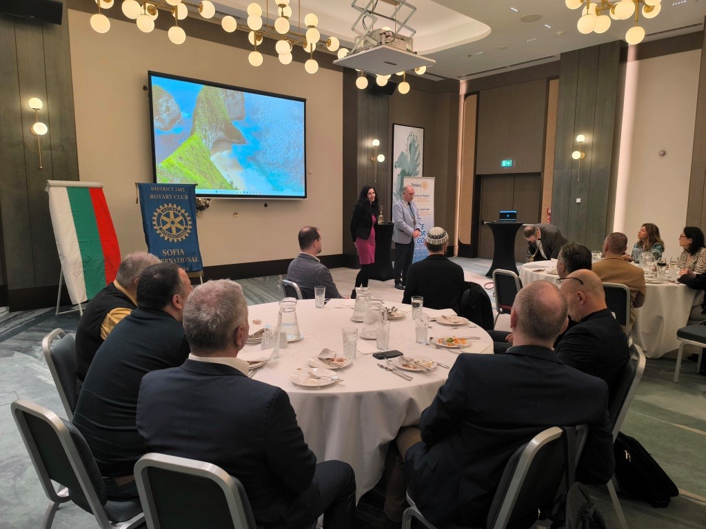 Среща на ДГ Пламен Цветков с Ротари клуб София Интернешенъл, 10.декември.2025