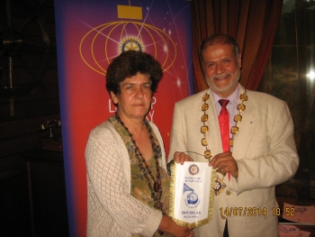 Официална визита на Иларио Астинов, ДГ 2014-2015 в РК Бургас, 14 юли 2014