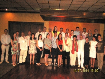 Официална визита на Иларио Астинов, ДГ 2014-2015 в РК Бургас, 14 юли 2014