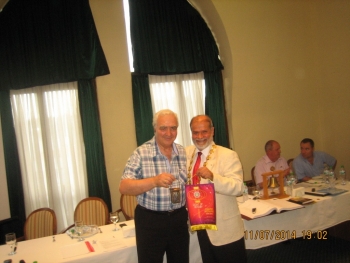 Официална визита на Иларио Астинов, ДГ 2014-2015 в РК Пловдив, 10 юли 2014