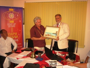 Официална визита на Иларио Астинов, ДГ 2014-2015 в РК Созопол, 16 юли 2014