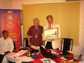Официална визита на Иларио Астинов, ДГ 2014-2015 в РК Созопол, 16 юли 2014