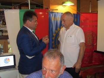 09.07.2018 Посещение на дистрикт гуверньора в РК Поморие