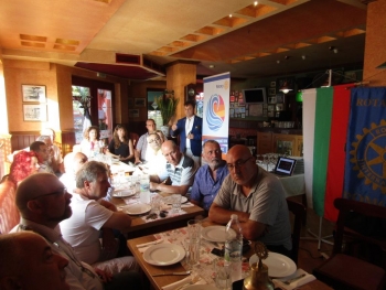 09.07.2018 Посещение на дистрикт гуверньора в РК Поморие