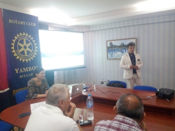 16.07.2018 Среща на ДГ Веселин Димитров с Ротари клуб Ямбол